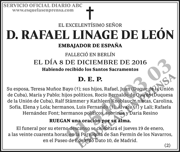 Rafael Linage de León